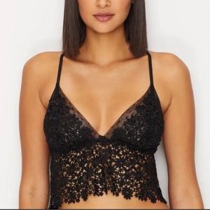 Flora Nikrooz For Anthropologie Lace Bralette/Top